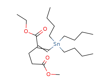 Pentanedioic acid, 2-[(tributylstannyl)methylene]-, 1-ethyl 5-methyl ester,
(Z)-