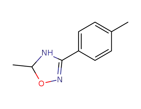 Molecular Structure of 126868-27-7 (5-methyl-3-(p-tolyl)-1,2,4-oxadiazole)
