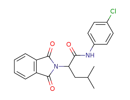 2H-Isoindole-2-acetamide,
N-(4-chlorophenyl)-1,3-dihydro-a-(2-methylpropyl)-1,3-dioxo-
