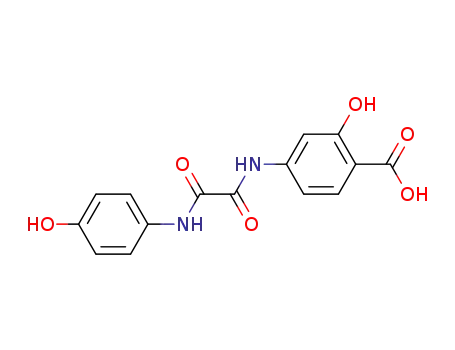 Molecular Structure of 93628-86-5 (2-hydroxy-4-({[(4-hydroxyphenyl)amino](oxo)acetyl}amino)benzoic acid)