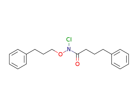 Benzenebutanamide, N-chloro-N-(3-phenylpropoxy)-