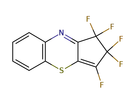 Molecular Structure of 110890-13-6 (1,1,2,2,3-Pentafluoro-1,2-dihydro-benzo[b]cyclopenta[e][1,4]thiazine)