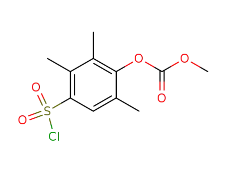 o-methoxycarbonyl-2,3,6-trimethylphenol-4-sulfonyl chloride