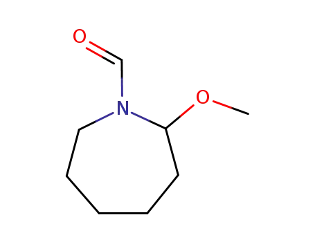 Molecular Structure of 61020-08-4 (1H-Azepine-1-carboxaldehyde, hexahydro-2-methoxy- (9CI))