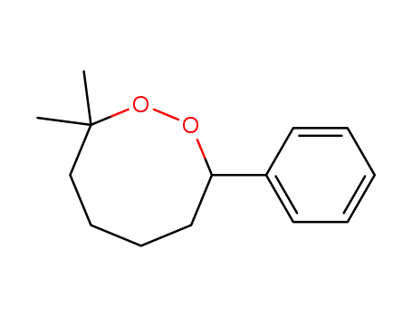 Molecular Structure of 85981-66-4 (1,2-Dioxocane, 3,3-dimethyl-8-phenyl-)