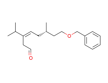 (E)-8-benzyloxy-3-isopropyl-6-methyl-3-octenal