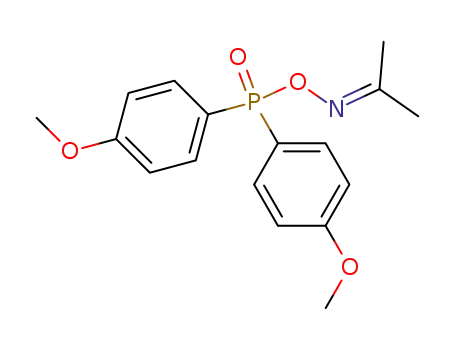 O-(bis-p-methoxyphenylphosphinyl)acetone oxime
