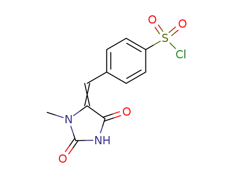 5-(p-chlorosulfonylbenzylidene)-1-methylhydantoin
