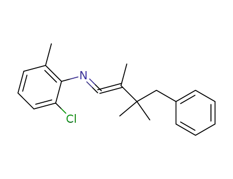 Benzenamine,
2-chloro-6-methyl-N-(2,3,3-trimethyl-4-phenyl-1-butenylidene)-