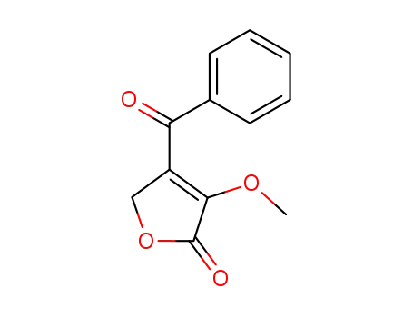Molecular Structure of 7478-50-4 (4-benzoyl-3-methoxyfuran-2(5H)-one)
