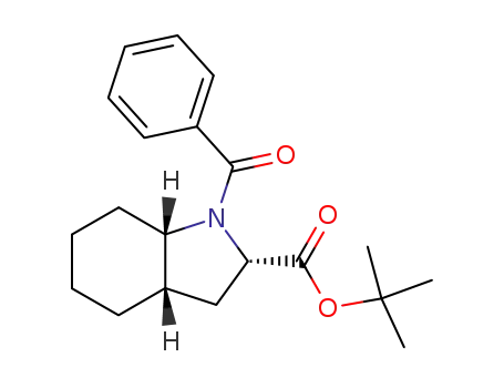 (2S,3aS,7aS)-1-Benzoyl-octahydro-indole-2-carboxylic acid tert-butyl ester