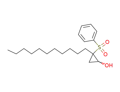 Molecular Structure of 100905-08-6 (2-Benzenesulfonyl-2-undecyl-cyclopropanol)