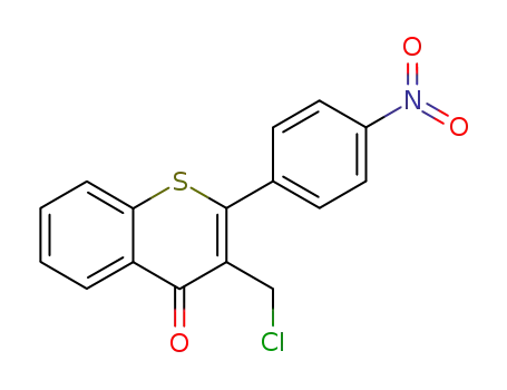 3-(chloromethyl)-2-(4-nitrophenyl)-4H-thiochromen-4-one