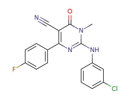 2-(3-Chloroanilino)-6-(4-fluorophenyl)-3-methyl-4-oxopyrimidine-5-carbonitrile
