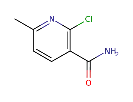 Molecular Structure of 54957-84-5 (2-CHLORO-6-METHYLNICOTINAMIDE)