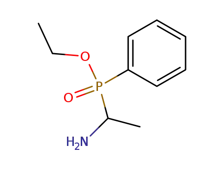Phosphinic acid, (1-aminoethyl)phenyl-, ethyl ester