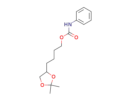 1,3-Dioxolane-4-butanol, 2,2-dimethyl-, phenylcarbamate