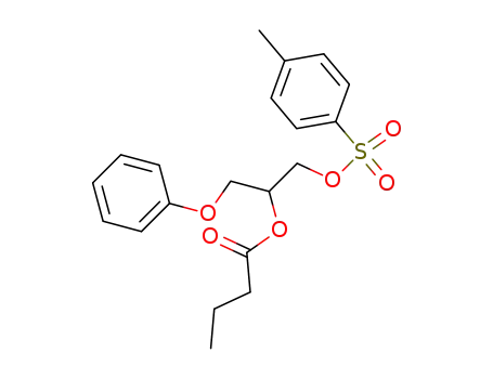 Butyric acid 1-phenoxymethyl-2-(toluene-4-sulfonyloxy)-ethyl ester