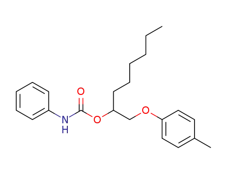 2-Octanol, 1-(4-methylphenoxy)-, phenylcarbamate