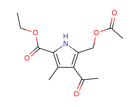 1H-Pyrrole-2-carboxylicacid, 4-acetyl-5-[(acetyloxy)methyl]-3-methyl-, ethyl ester