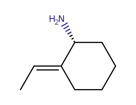 시클로헥산아민, 2-에틸리덴-, [R-(E)]-(9CI)