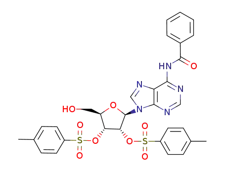 N<sup>6</sup>-benzoyl-2',3'-di-O-p-tolylsulphonyladenosine