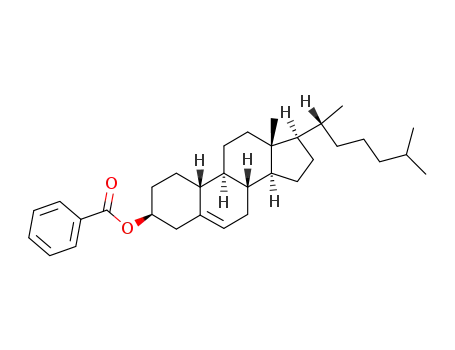 Molecular Structure of 83205-49-6 (19-norcholest-5-en-3β-ol benzoate)