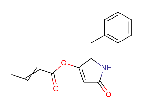 (E)-But-2-enoic acid 2-benzyl-5-oxo-2,5-dihydro-1H-pyrrol-3-yl ester
