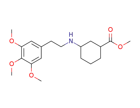 methyl 3-(3,4,5-trimethoxyphenethylamino)cyclohexanecarboxylate