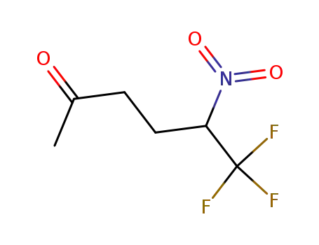 Molecular Structure of 124737-13-9 (2-Hexanone, 6,6,6-trifluoro-5-nitro-)