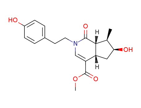 methyl (1R,6S,8S,9R)-8-hydroxy-3-[2-(4-hydroxyphenyl)ethyl]-9-methyl-2-oxo-3-azabicyclo[4.3.0]non-4-ene-5-carboxylate cas  91668-36-9