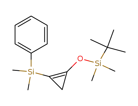 {[2-(tert-Butyl-dimethyl-silanyloxy)-cycloprop-1-enyl]-dimethyl-silanyl}-benzene