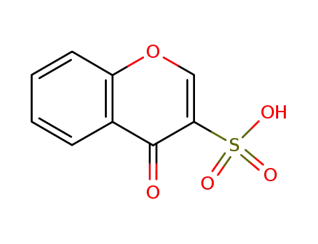 Molecular Structure of 84200-64-6 (4H-1-Benzopyran-3-sulfonic acid, 4-oxo-)