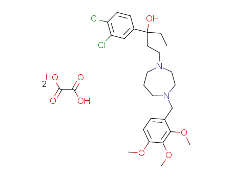 3-(3,4-Dichloro-phenyl)-1-[4-(2,3,4-trimethoxy-benzyl)-[1,4]diazepan-1-yl]-pentan-3-ol; compound with oxalic acid