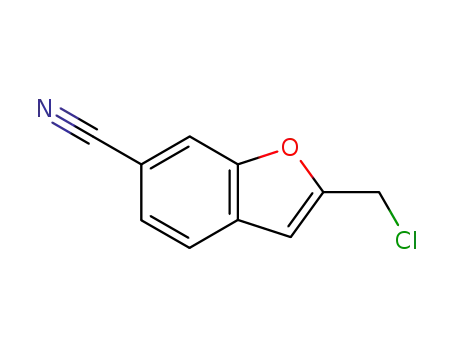 2-(Chlormethyl)-1-benzofuran-6-carbonitril