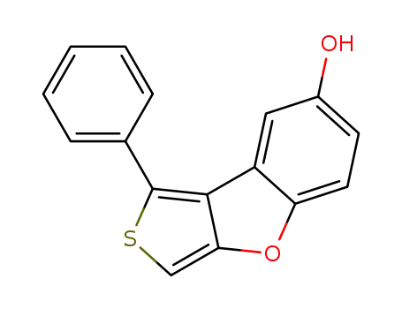 1-phenyl-7-hydroxythieno<3,4-b>benzofuran