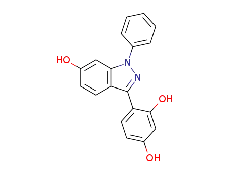 4-(6-hydroxyl-1-phenyl-H-indazol-3-yl)-1,3-benzenediol