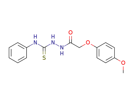 2-[2-(4-methoxyphenoxy)acetyl]-N-phenyl-1-hydrazinecarbothioamide