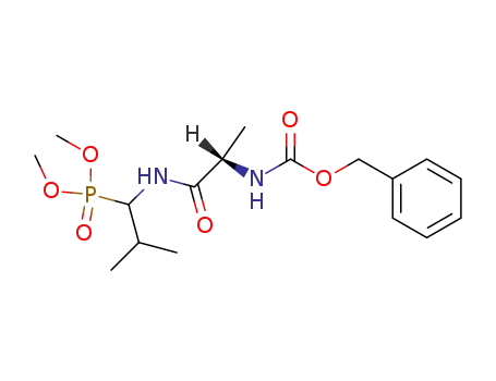 [1-((S)-2-Benzyloxycarbonylamino-propionylamino)-2-methyl-propyl]-phosphonic acid dimethyl ester