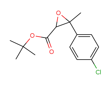 Molecular Structure of 79881-23-5 (t-butyl β-methyl-β-(p-chlorophenyl)glycidate)