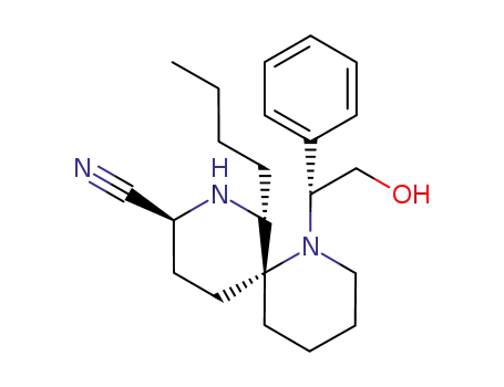 (6R,7R,9S)-7-Butyl-1-((R)-2-hydroxy-1-phenyl-ethyl)-1,8-diaza-spiro[5.5]undecane-9-carbonitrile