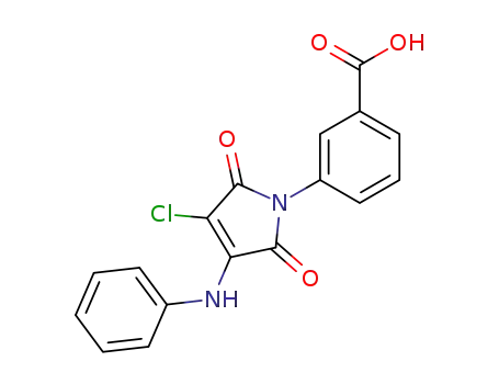 3-(3-Chloro-2,5-dioxo-4-phenylamino-2,5-dihydro-pyrrol-1-yl)-benzoic acid