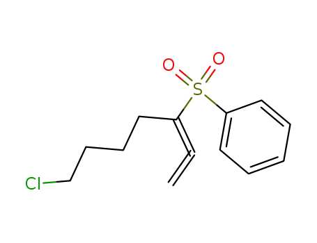 (7-Chloro-hepta-1,2-diene-3-sulfonyl)-benzene
