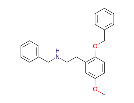 Benzyl-[2-(2-benzyloxy-5-methoxy-phenyl)-ethyl]-amine