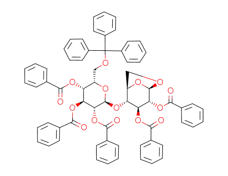 1,6-anhydro-2,3-di-O-benzoyl-4-O-(2,3,4-tri-O-benzoyl-6-O-trityl-α-L-idopyranosyl)-β-D-glucopyranose