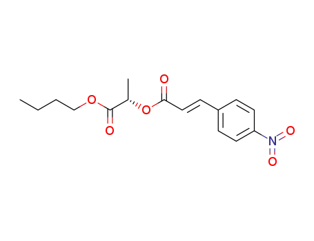 (E)-3-(4-Nitro-phenyl)-acrylic acid (S)-1-butoxycarbonyl-ethyl ester