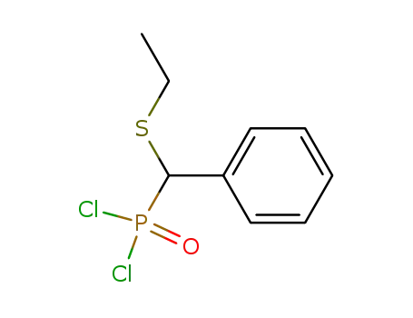 Molecular Structure of 104228-07-1 (Phosphonic dichloride, [(ethylthio)phenylmethyl]-)