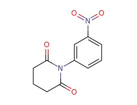 Molecular Structure of 81305-71-7 (N-(3-NITROPHENYL)GLUTARIMIDE)