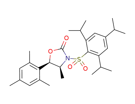 (4S,5R)-4-Methyl-3-(2,4,6-triisopropyl-benzenesulfonyl)-5-(2,4,6-trimethyl-phenyl)-oxazolidin-2-one