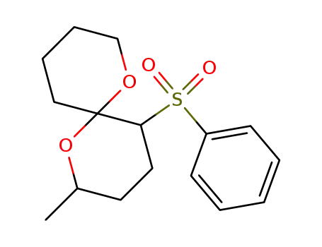 5-Benzenesulfonyl-2-methyl-1,7-dioxa-spiro[5.5]undecane